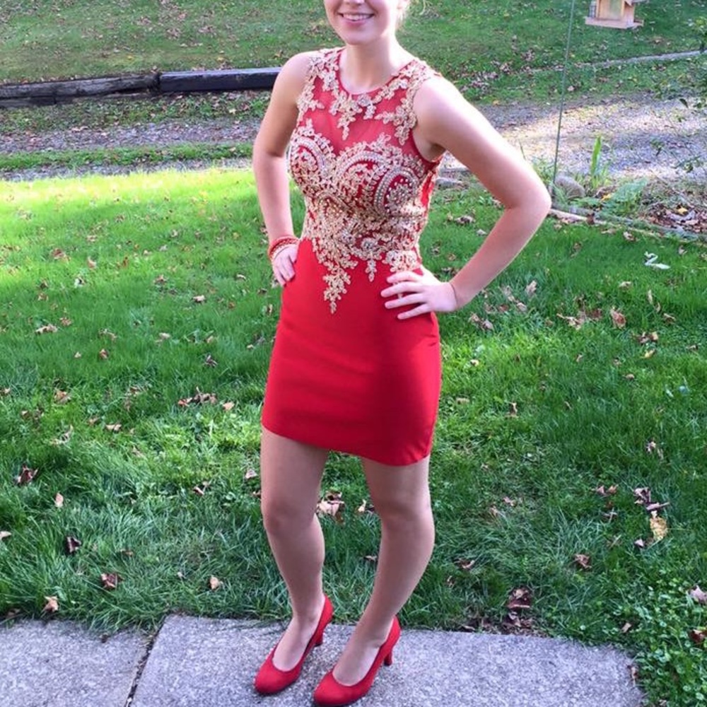 JVN by Jovani Red Dress